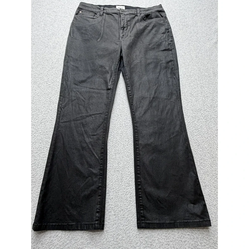 Hudson Bootcut Jeans Womens 32 Black High Rise Stretch Dark Wash Denim‎